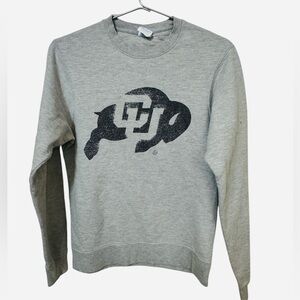 Retro Gray University of Colorado Women’s S Crewneck Sweatshirt